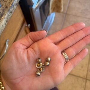 Elegant Silver and Gold Women's Earrings